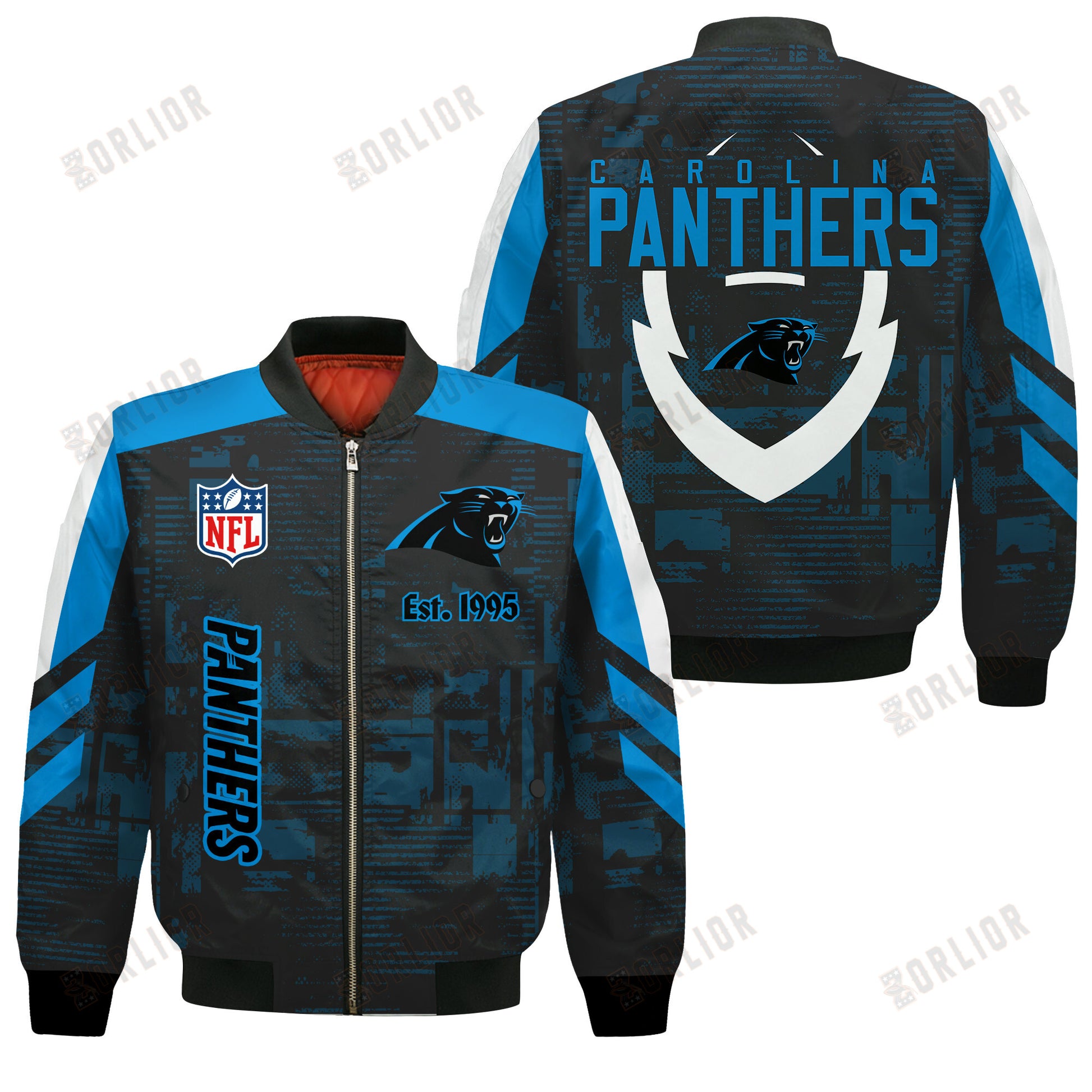 Carolina Panthers Football Team 2024 - 25 Proud To Be Different Bomber Jacket