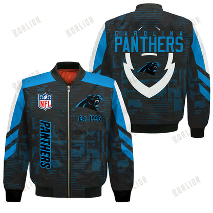 Carolina Panthers Football Team 2024 - 25 Proud To Be Different Bomber Jacket