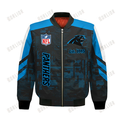 Carolina Panthers Football Team 2024 - 25 Proud To Be Different Bomber Jacket