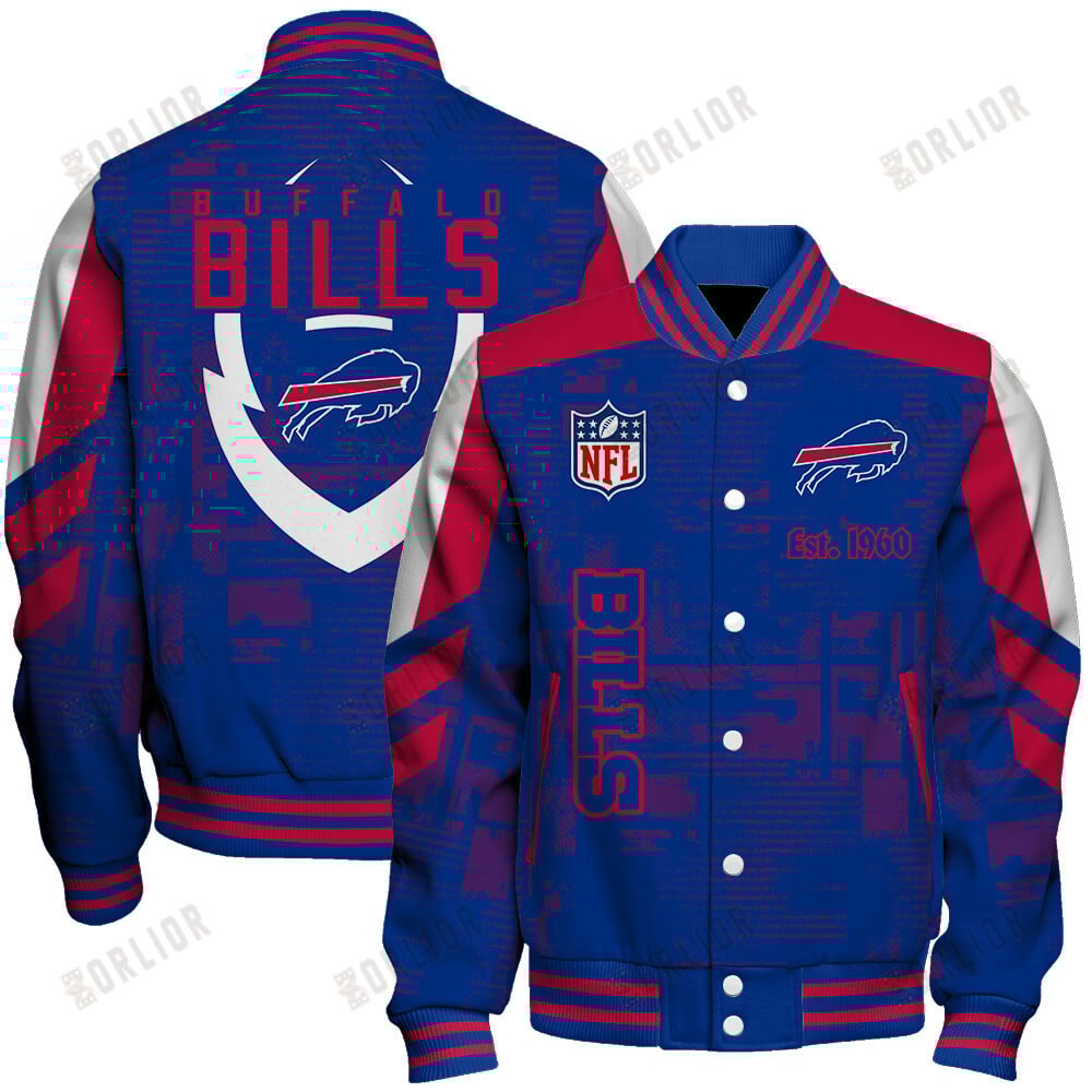Buffalo Bills Football Team 2024 - 25 Proud To Be Different Unisex Varsity Jacket