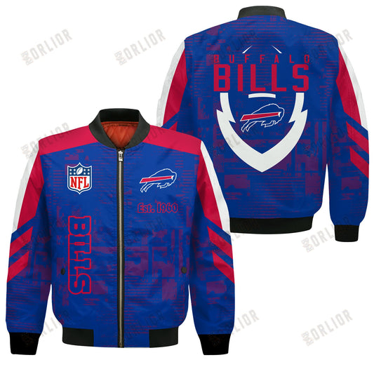 Buffalo Bills Football Team 2024 - 25 Proud To Be Different Bomber Jacket