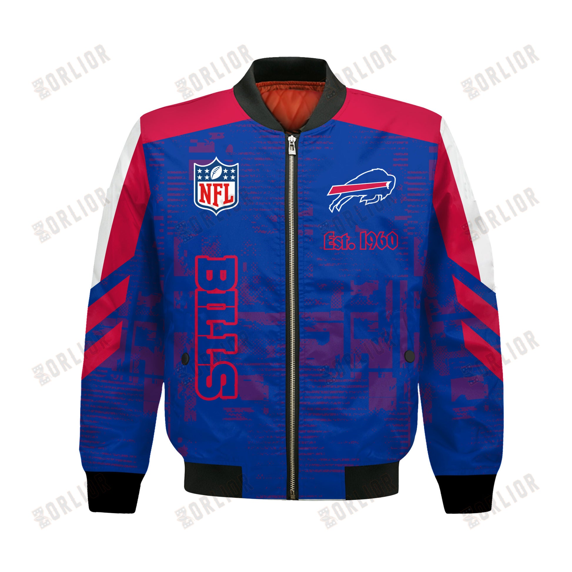 Buffalo Bills Football Team 2024 - 25 Proud To Be Different Bomber Jacket