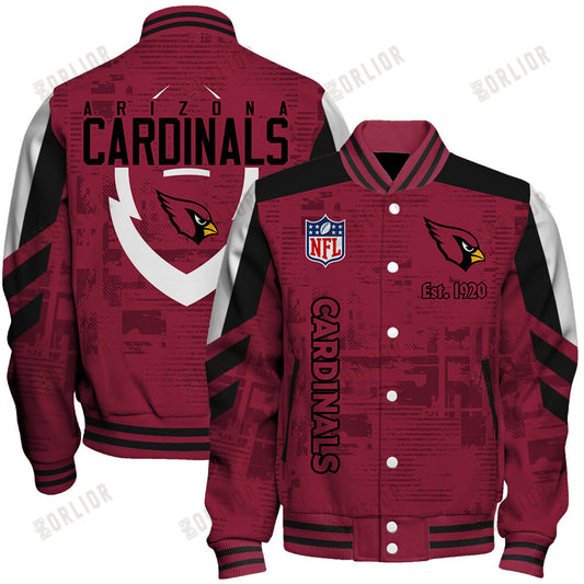 Arizona Cardinals Football Team 2024 - 25 Proud To Be Different Unisex Varsity Jacket