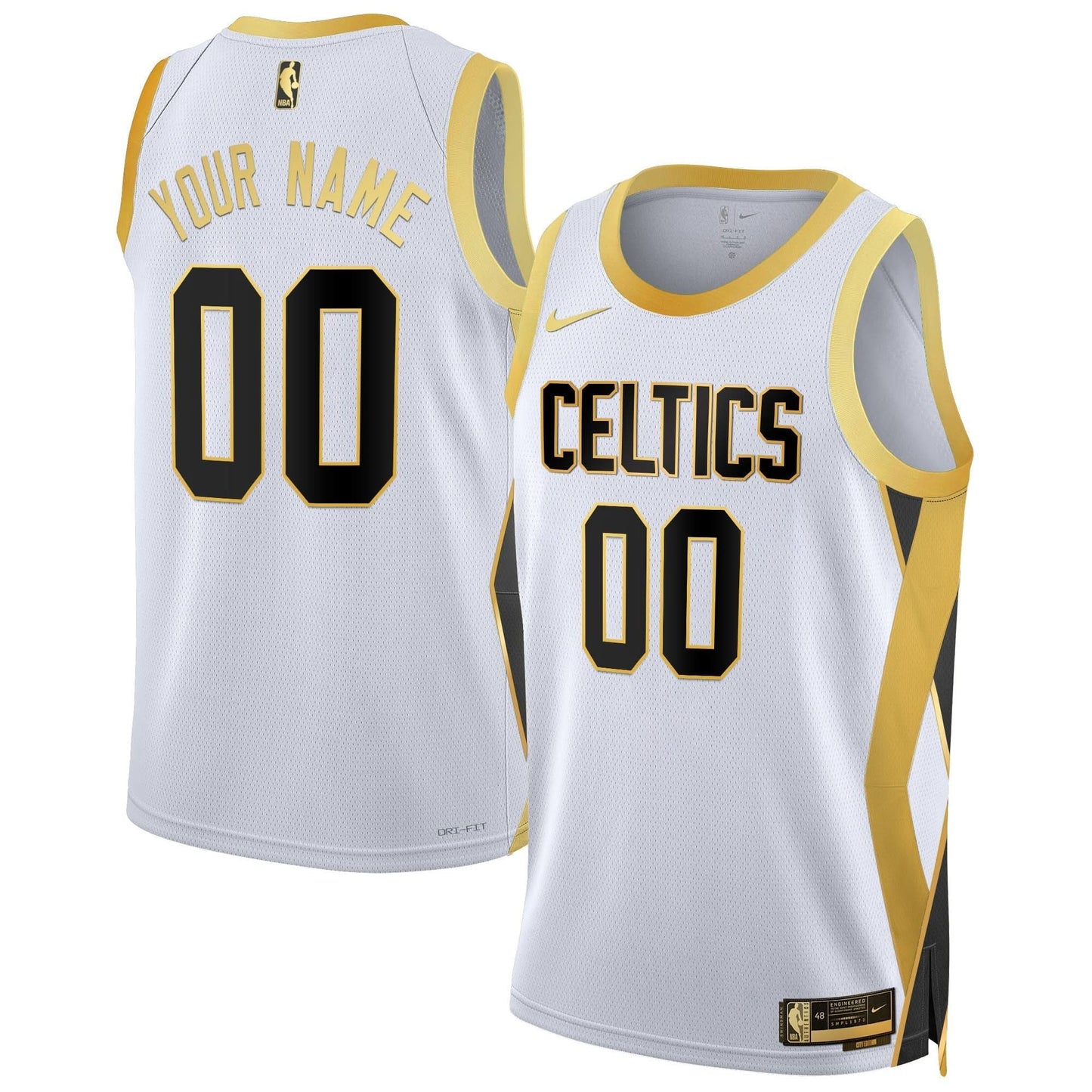 Boston Celtics 2024/25 City Edition Swingman Custom Jersey - All Stitched