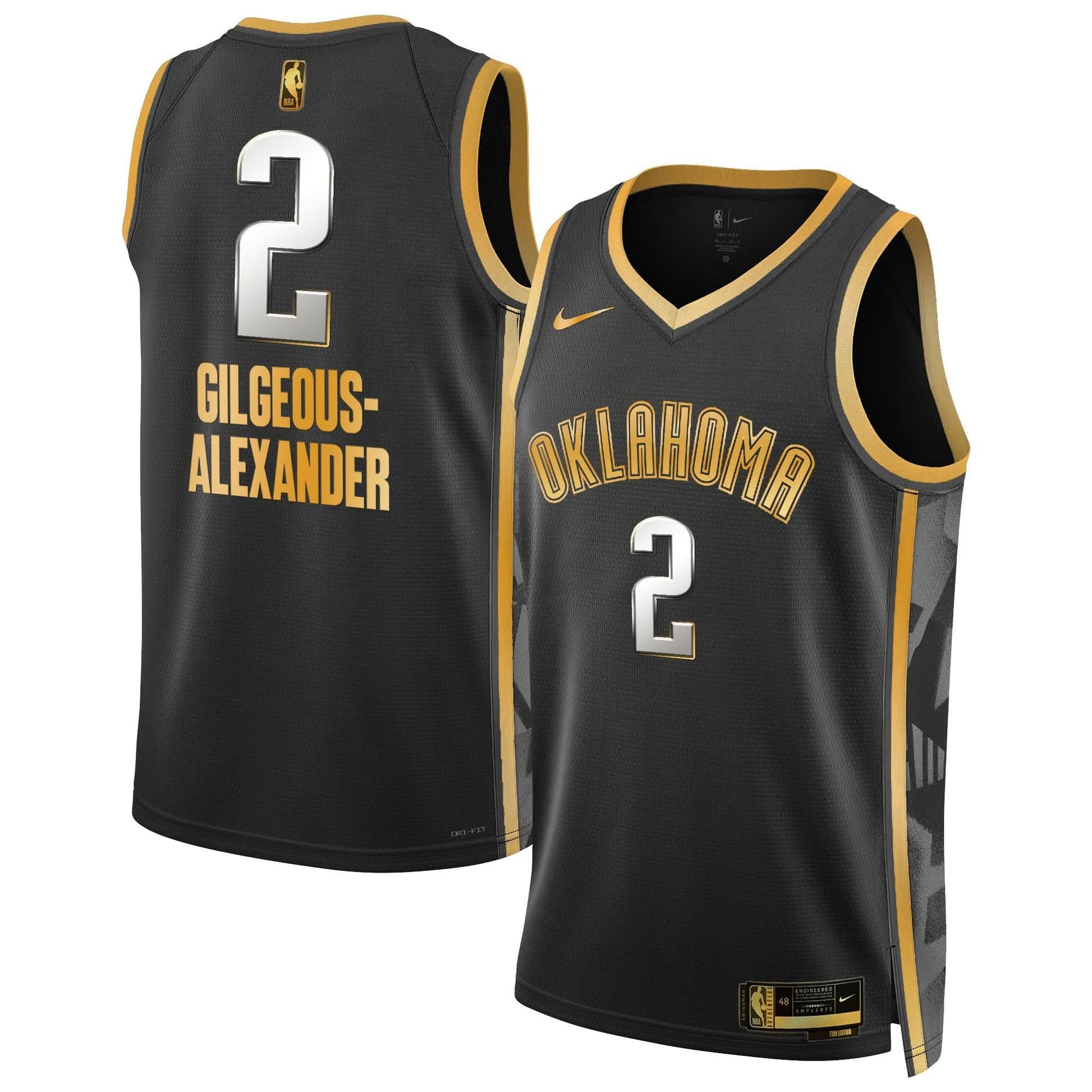 Men's Oklahoma City Thunder 2024/25 City Edition Swingman Jersey - All Stitched