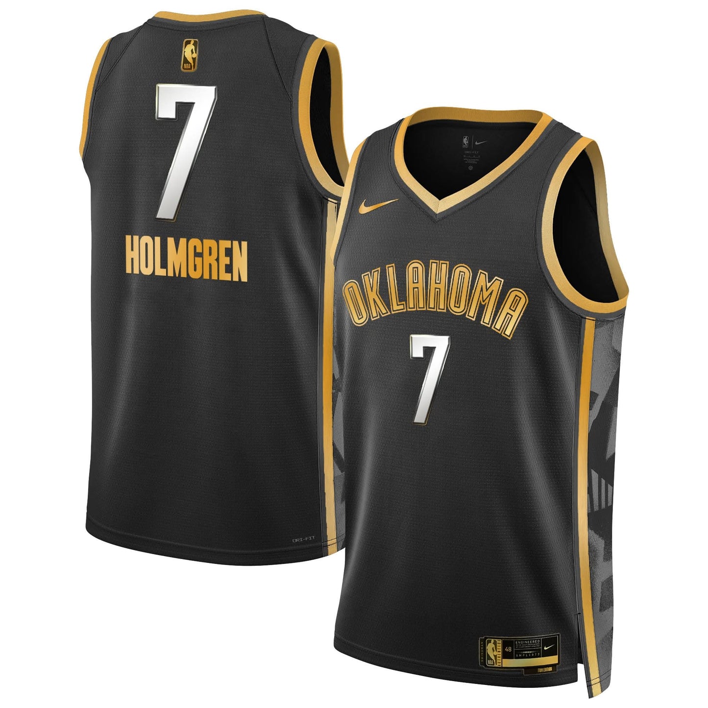 Men's Oklahoma City Thunder 2024/25 City Edition Swingman Jersey - All Stitched