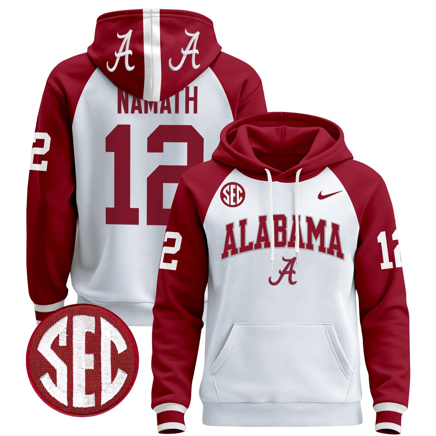 Alabama Crimson Tide 2024 Pullover Hoodie V3 - All Stitched