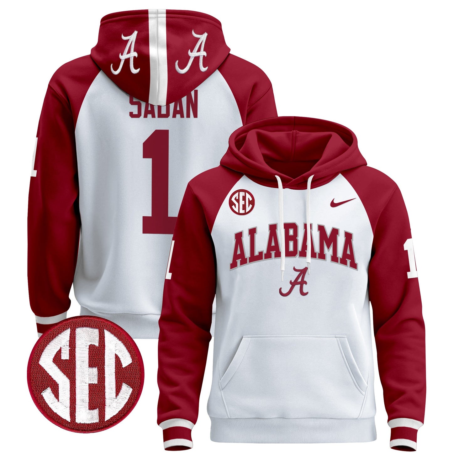 Alabama Crimson Tide 2024 Pullover Hoodie V3 - All Stitched