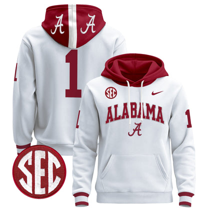 Alabama Crimson Tide 2024 Pullover Hoodie V3 - All Stitched