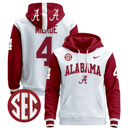 Alabama Crimson Tide 2024 Pullover Hoodie V3 - All Stitched