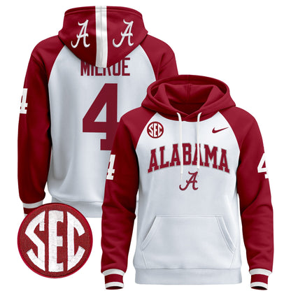 Alabama Crimson Tide 2024 Pullover Hoodie V3 - All Stitched