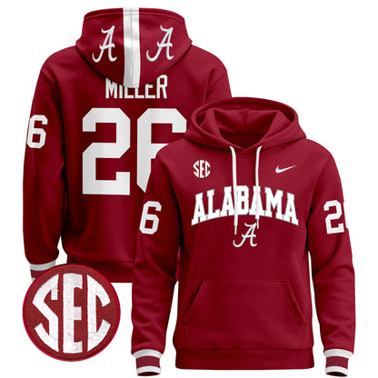 Alabama Crimson Tide 2024 Pullover Hoodie V3 - All Stitched