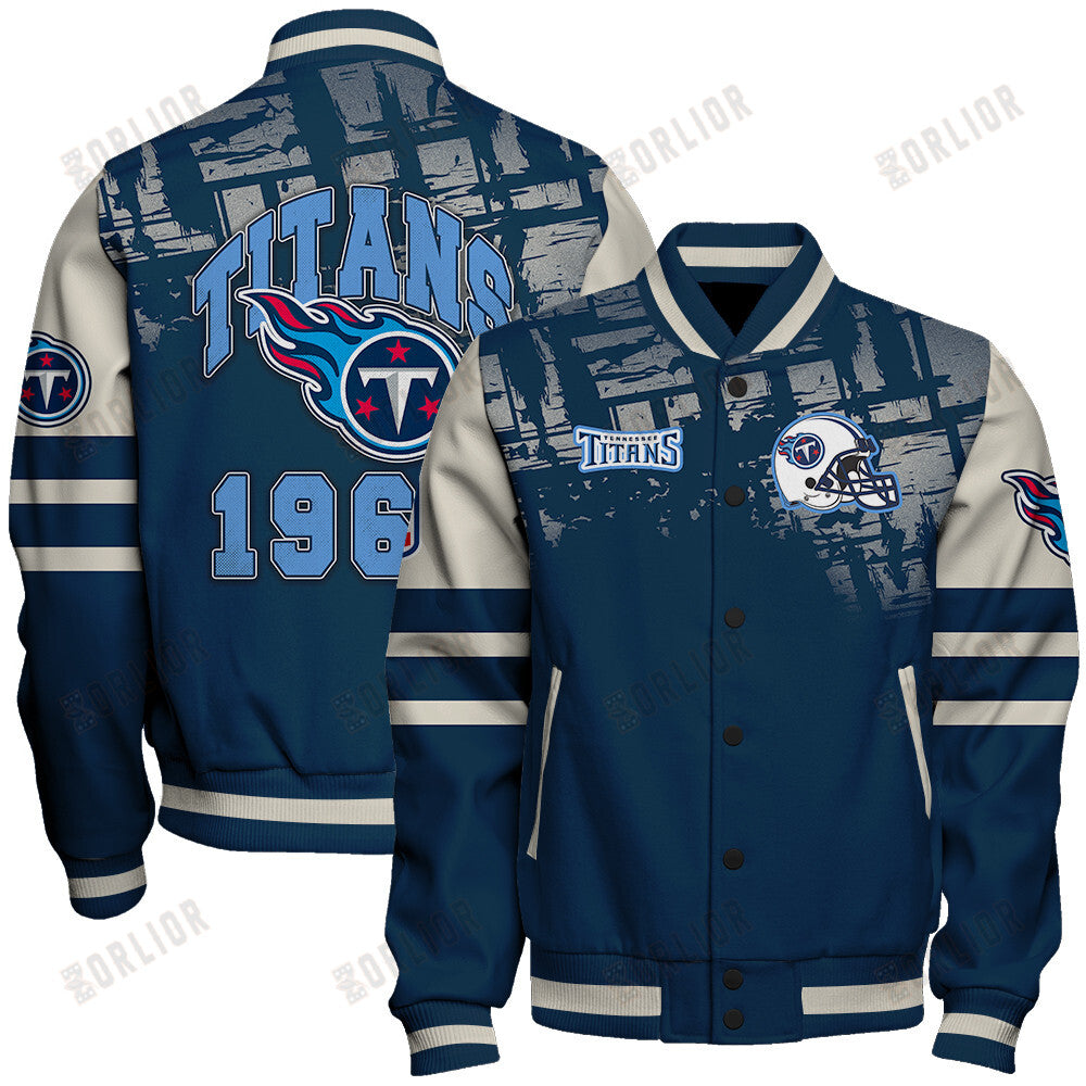 Tennessee Titans Football Team 2024 - 25 A Class Above Unisex Varsity Jacket