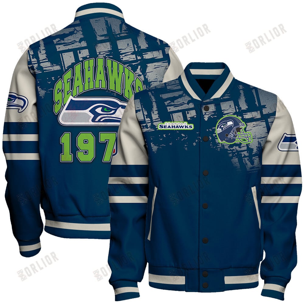 Seattle Seahawks Football Team 2024 - 25 A Class Above Unisex Varsity Jacket