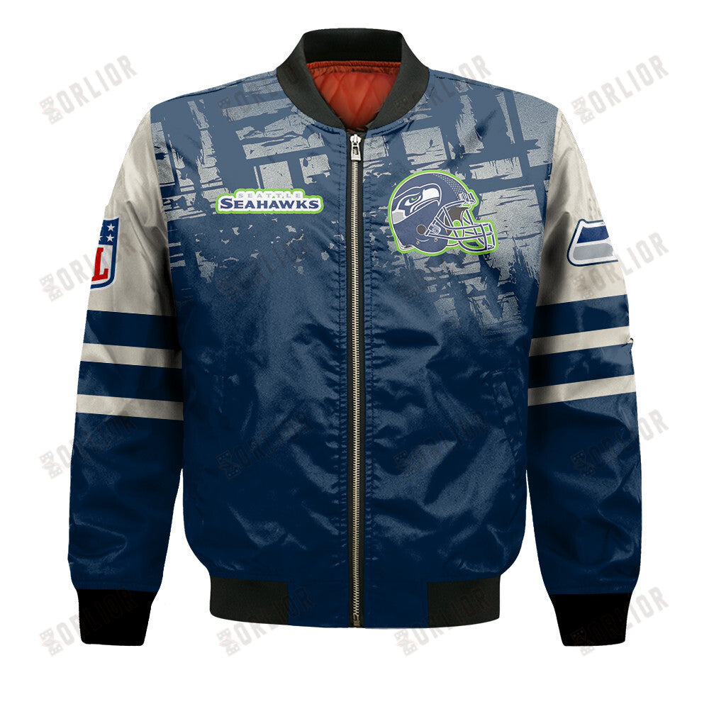 Seattle Seahawks Football Team 2024 - 25 A Class Above Bomber Jacket