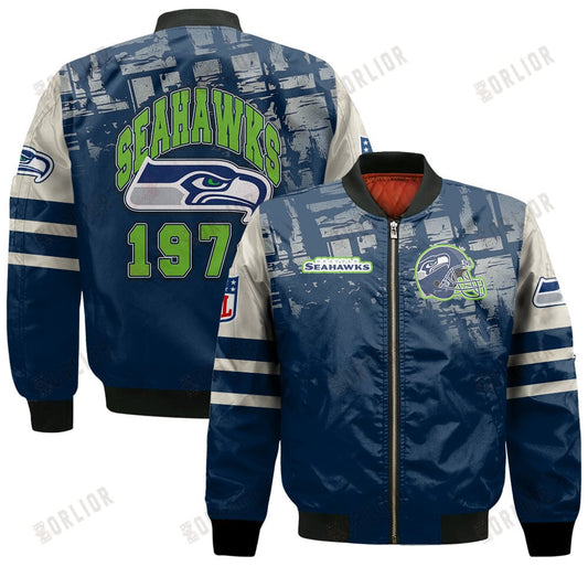 Seattle Seahawks Football Team 2024 - 25 A Class Above Bomber Jacket