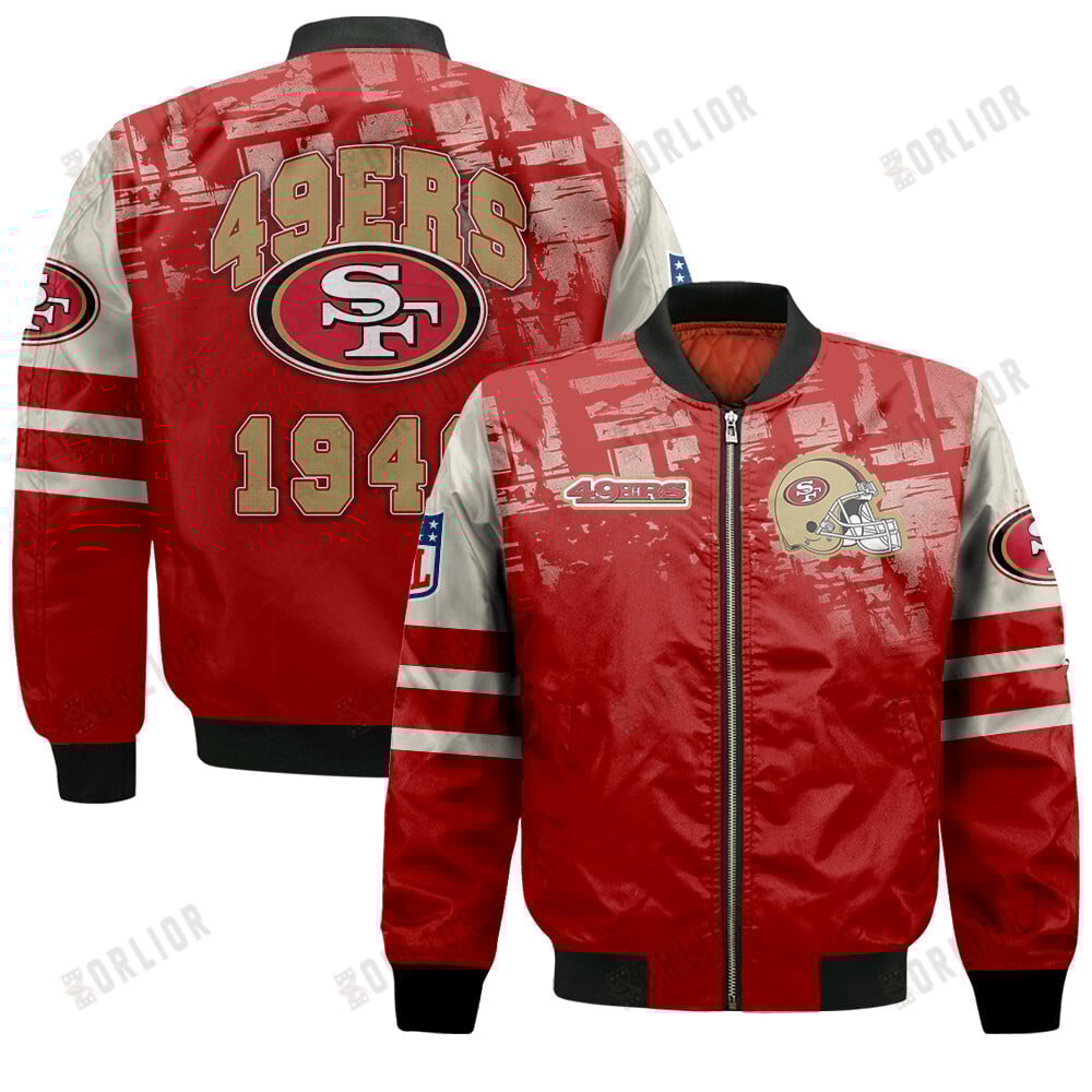 San Francisco 49ers Football Team 2024 - 25 A Class Above Bomber Jacket