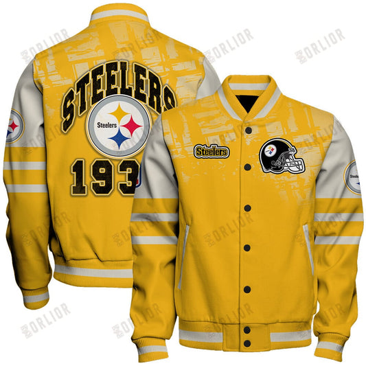 Pittsburgh Steelers Football Team 2024 - 25 A Class Above Unisex Varsity Jacket