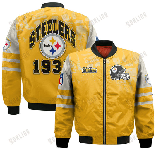 Pittsburgh Steelers Football Team 2024 - 25 A Class Above Bomber Jacket