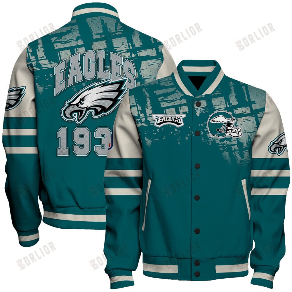 Philadelphia Eagles Football Team 2024 - 25 A Class Above Unisex Varsity Jacket