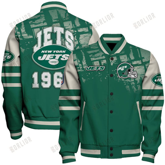 New York Jets Football Team 2024 - 25 A Class Above Unisex Varsity Jacket