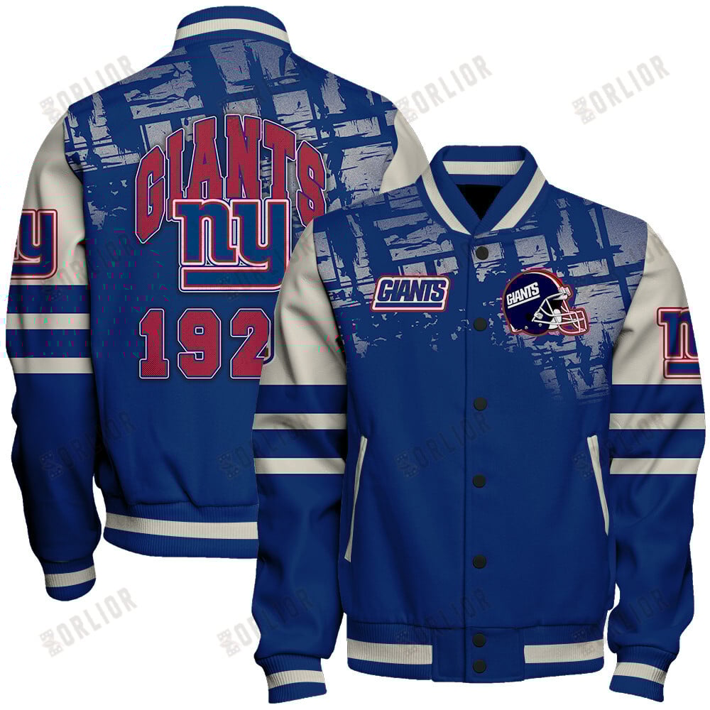 New York Giants Football Team 2024 - 25 A Class Above Unisex Varsity Jacket
