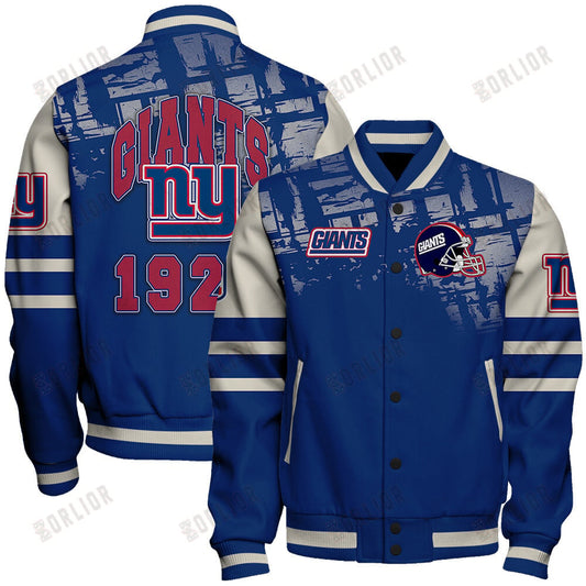 New York Giants Football Team 2024 - 25 A Class Above Unisex Varsity Jacket