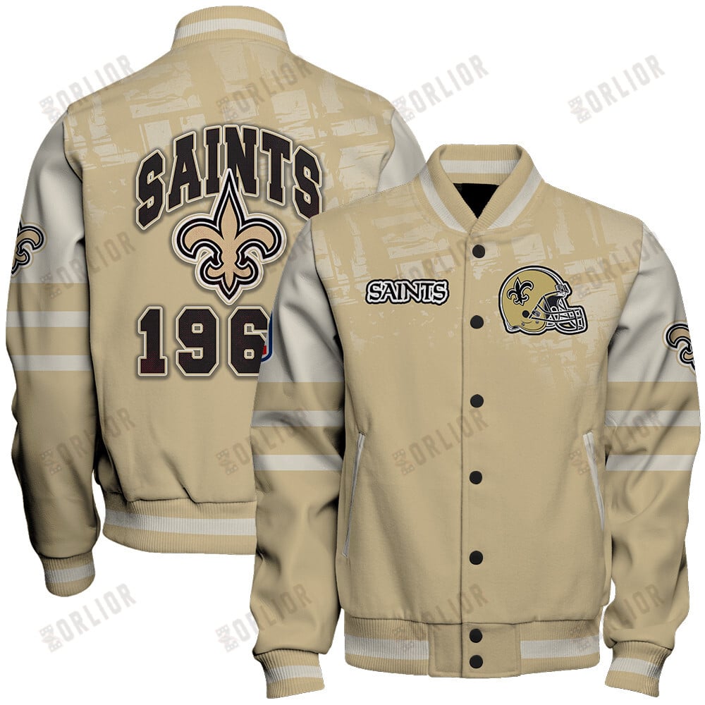 New Orleans Saints Football Team 2024 - 25 A Class Above Unisex Varsity Jacket