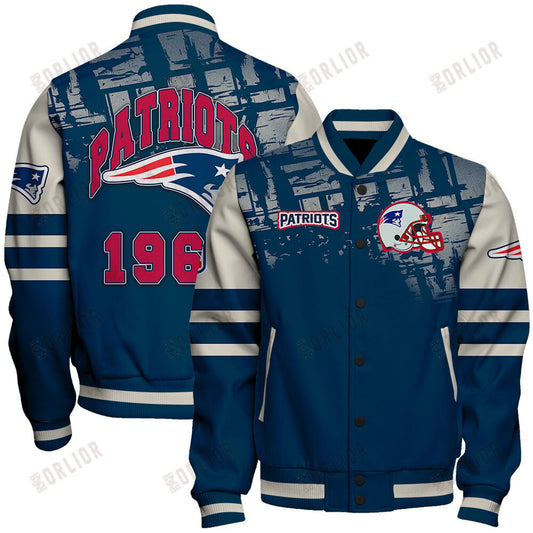 New England Patriots Football Team 2024 - 25 A Class Above Unisex Varsity Jacket
