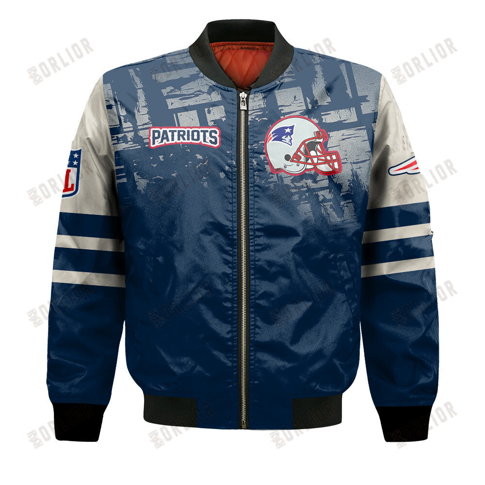 New England Patriots Football Team 2024 - 25 A Class Above Bomber Jacket