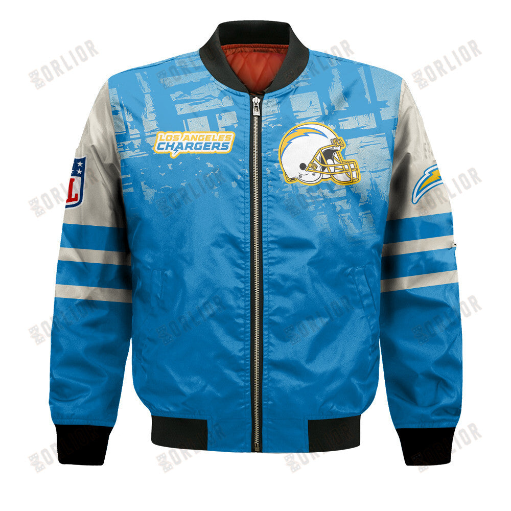 Los Angeles Chargers Football Team 2024 - 25 A Class Above Bomber Jacket