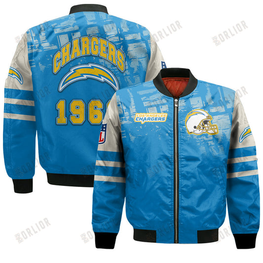 Los Angeles Chargers Football Team 2024 - 25 A Class Above Bomber Jacket