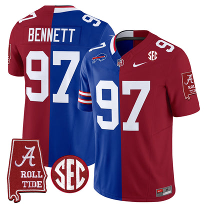 Alabama Crimson Tide Split Vapor Limited Jersey - All Stitched