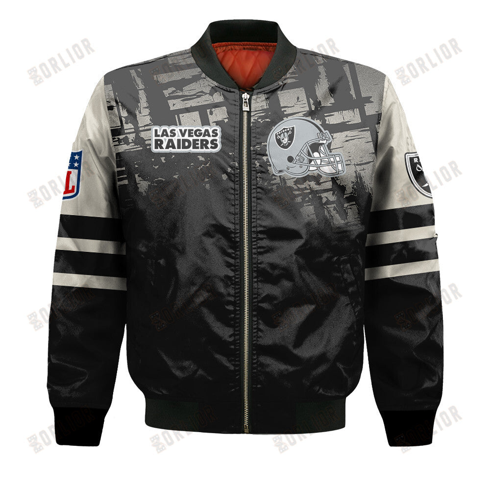 Las Vegas Raiders Football Team 2024 - 25 A Class Above Bomber Jacket