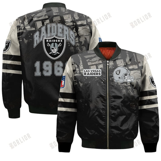 Las Vegas Raiders Football Team 2024 - 25 A Class Above Bomber Jacket