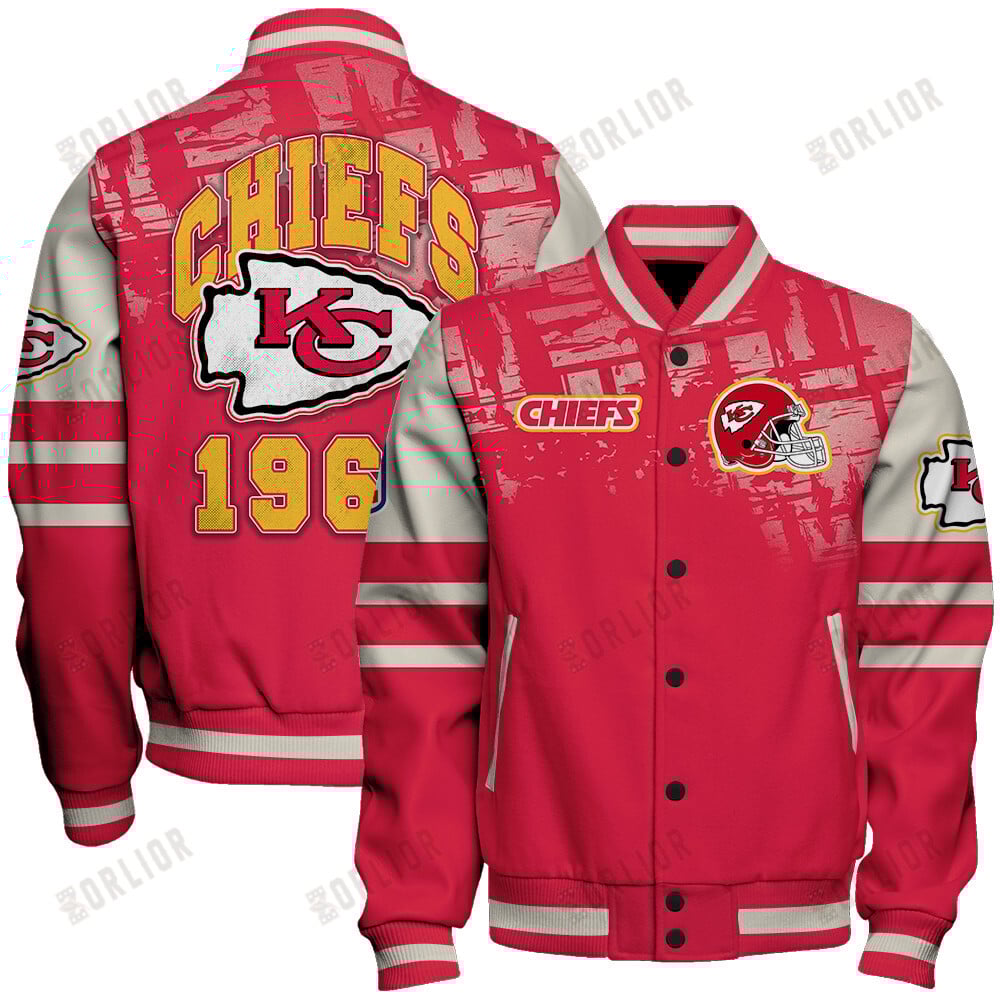 Kansas City Chiefs Football Team 2024 - 25 A Class Above Unisex Varsity Jacket