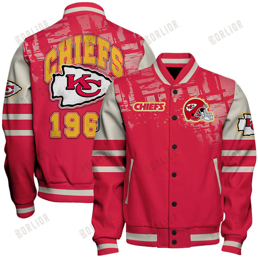 Kansas City Chiefs Football Team 2024 - 25 A Class Above Unisex Varsity Jacket