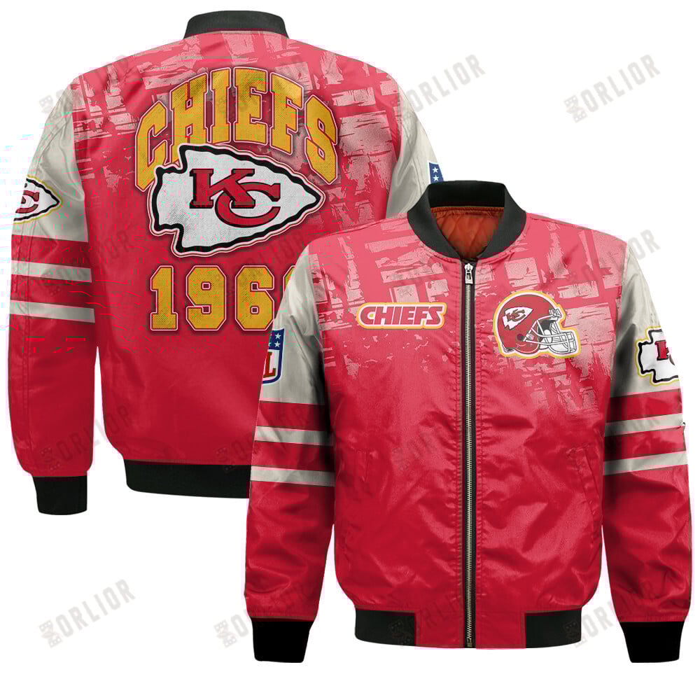Kansas City Chiefs Football Team 2024 - 25 A Class Above Bomber Jacket
