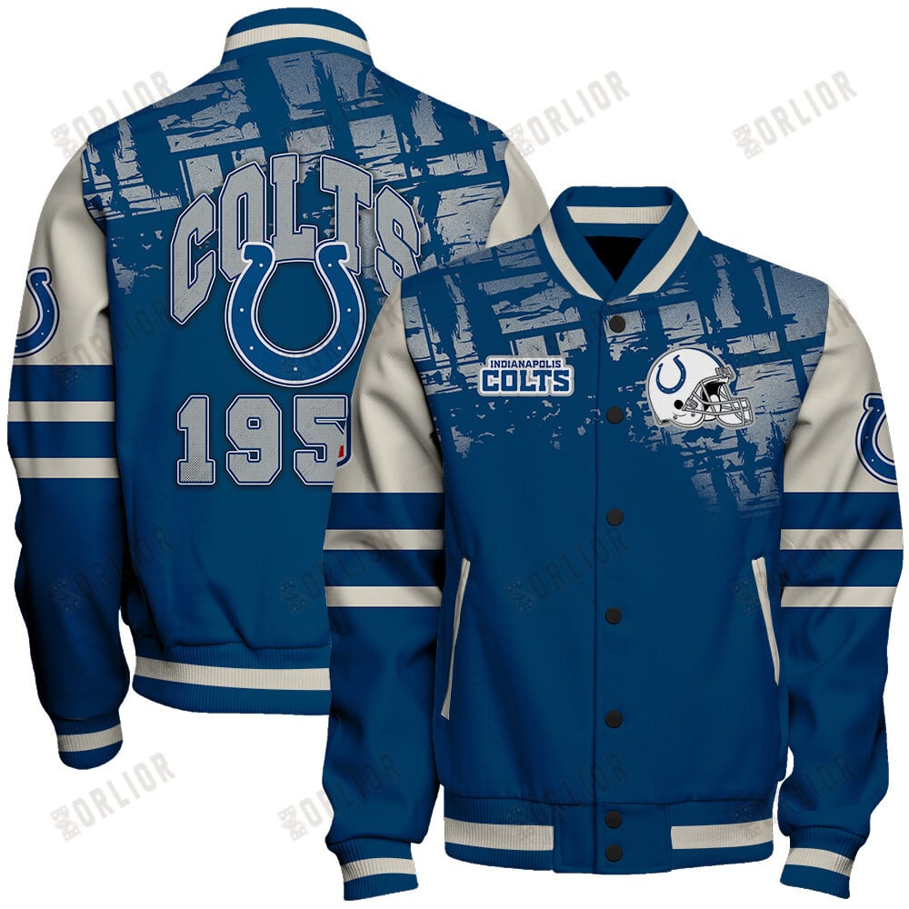 Indianapolis Colts Football Team 2024 - 25 A Class Above Unisex Varsity Jacket