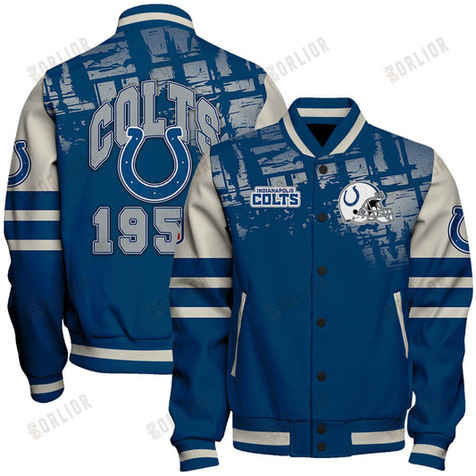 Indianapolis Colts Football Team 2024 - 25 A Class Above Unisex Varsity Jacket