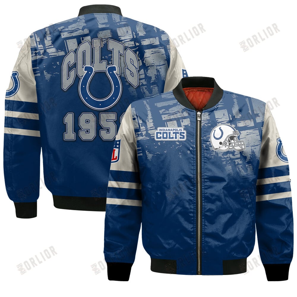 Indianapolis Colts Football Team 2024 - 25 A Class Above Bomber Jacket
