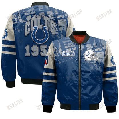 Indianapolis Colts Football Team 2024 - 25 A Class Above Bomber Jacket