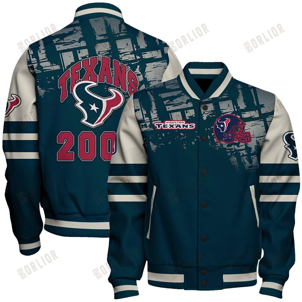 Houston Texans Football Team 2024 - 25 A Class Above Unisex Varsity Jacket
