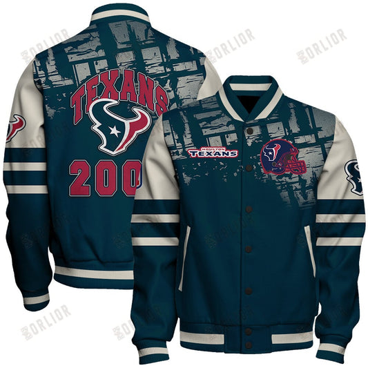 Houston Texans Football Team 2024 - 25 A Class Above Unisex Varsity Jacket