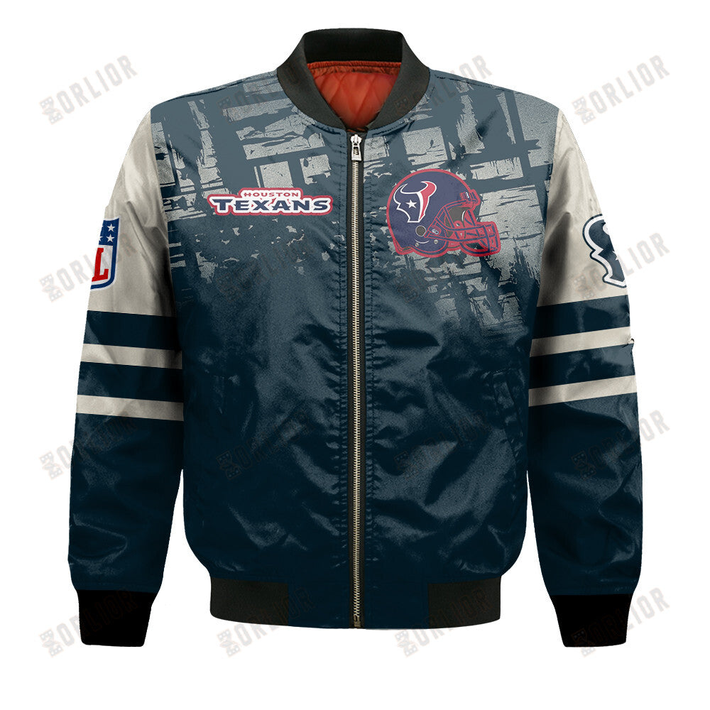 Houston Texans Football Team 2024 - 25 A Class Above Bomber Jacket