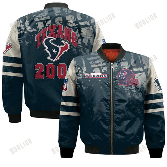 Houston Texans Football Team 2024 - 25 A Class Above Bomber Jacket