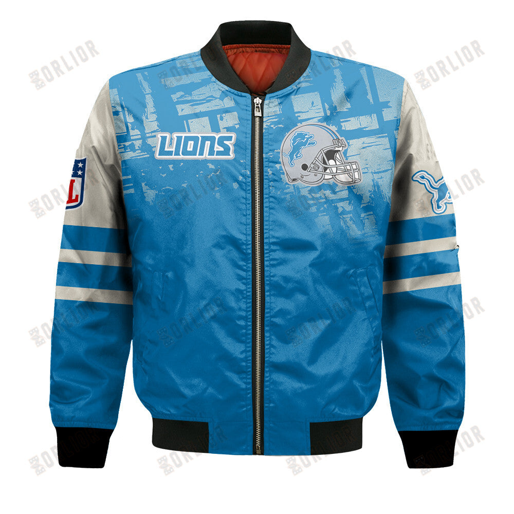 Detroit Lions Football Team 2024 - 25 A Class Above Bomber Jacket