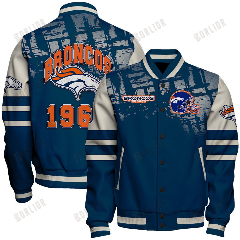 Denver Broncos Football Team 2024 - 25 A Class Above Unisex Varsity Jacket
