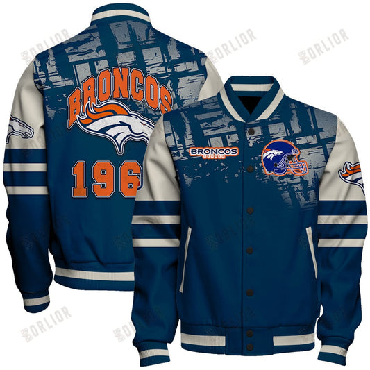 Denver Broncos Football Team 2024 - 25 A Class Above Unisex Varsity Jacket