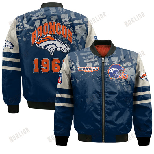 Denver Broncos Football Team 2024 - 25 A Class Above Bomber Jacket